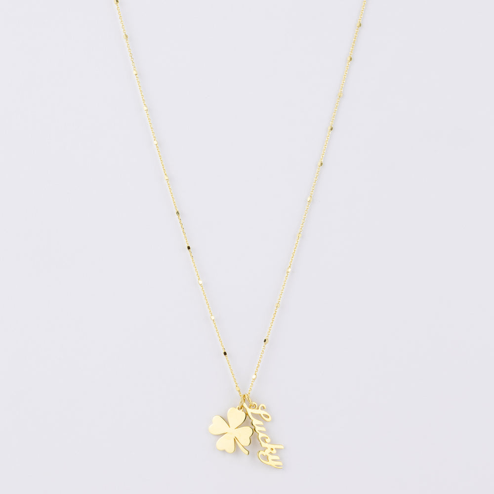 Lucky Χρυσό Κολιέ