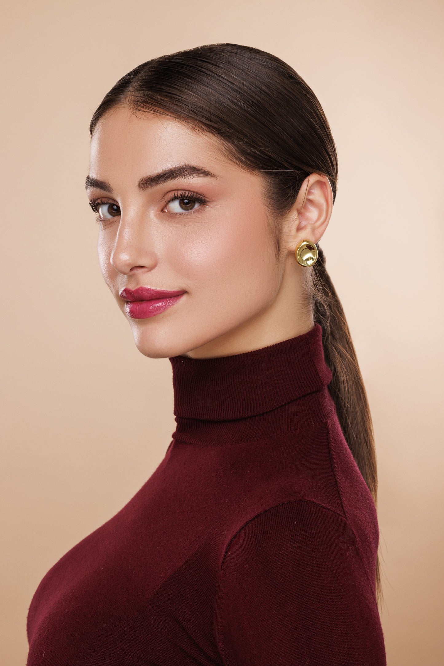 Evelyn Χρυσά Σκουλαρίκια