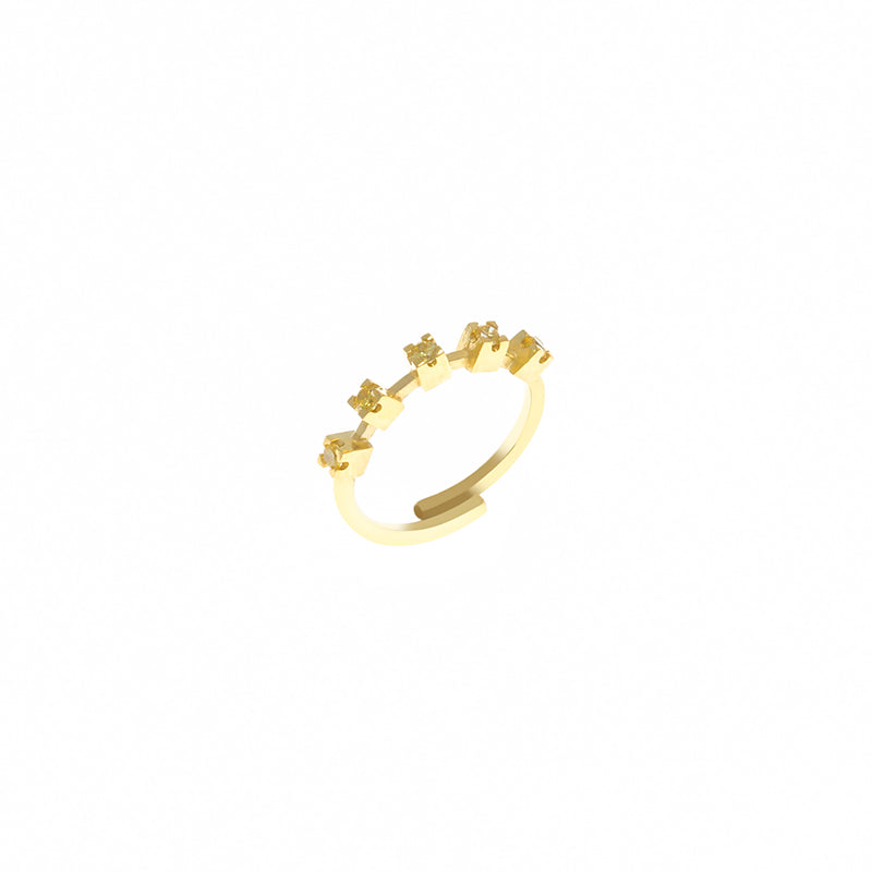 
                  
                    Leap Χρυσό Δαχτυλίδι Κίτρινο Ζιργκόν
                  
                